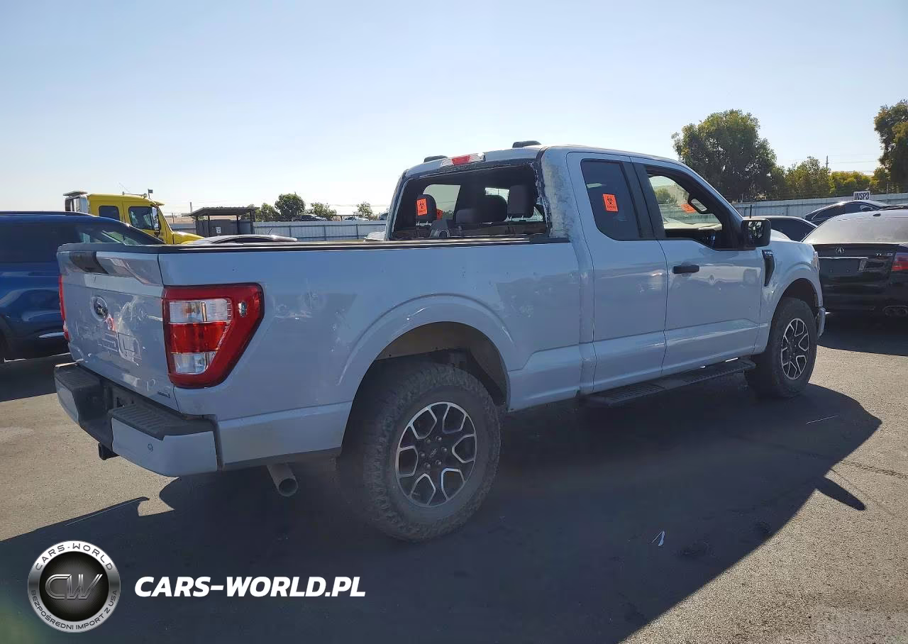 2022 Ford F150 Super Cab VIN:1FTEX1CP2NKD51763 - 3