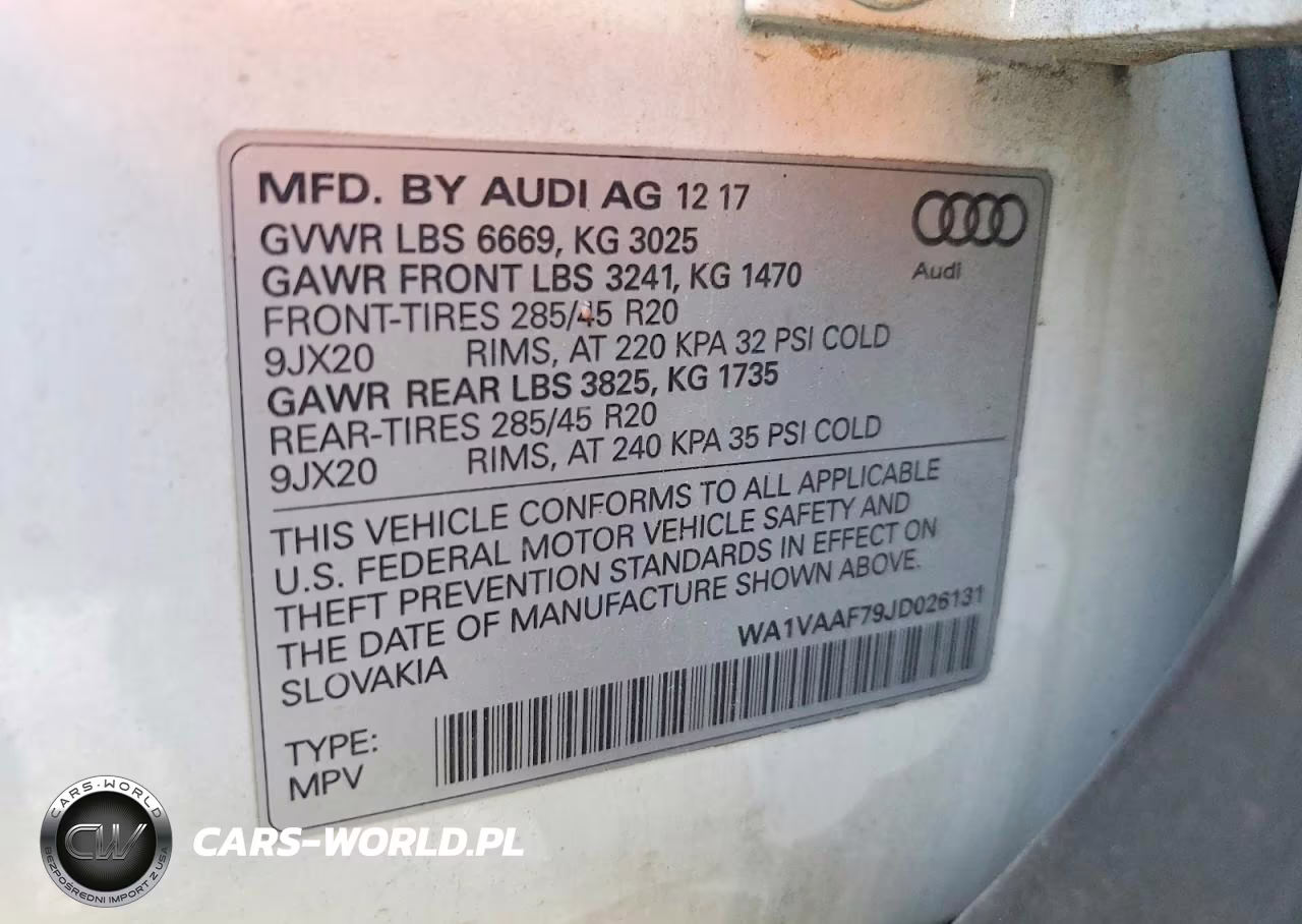 2018 Audi Q7 Prestige VIN:WA1VAAF79JD026131 - 13