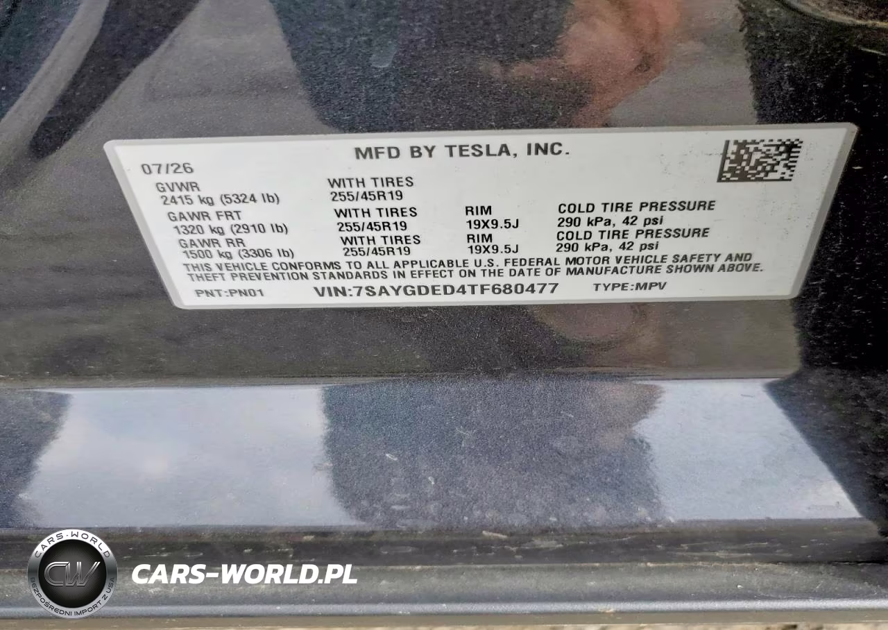 2026 Tesla Model Y VIN:7SAYGDED4TF680477 - 12