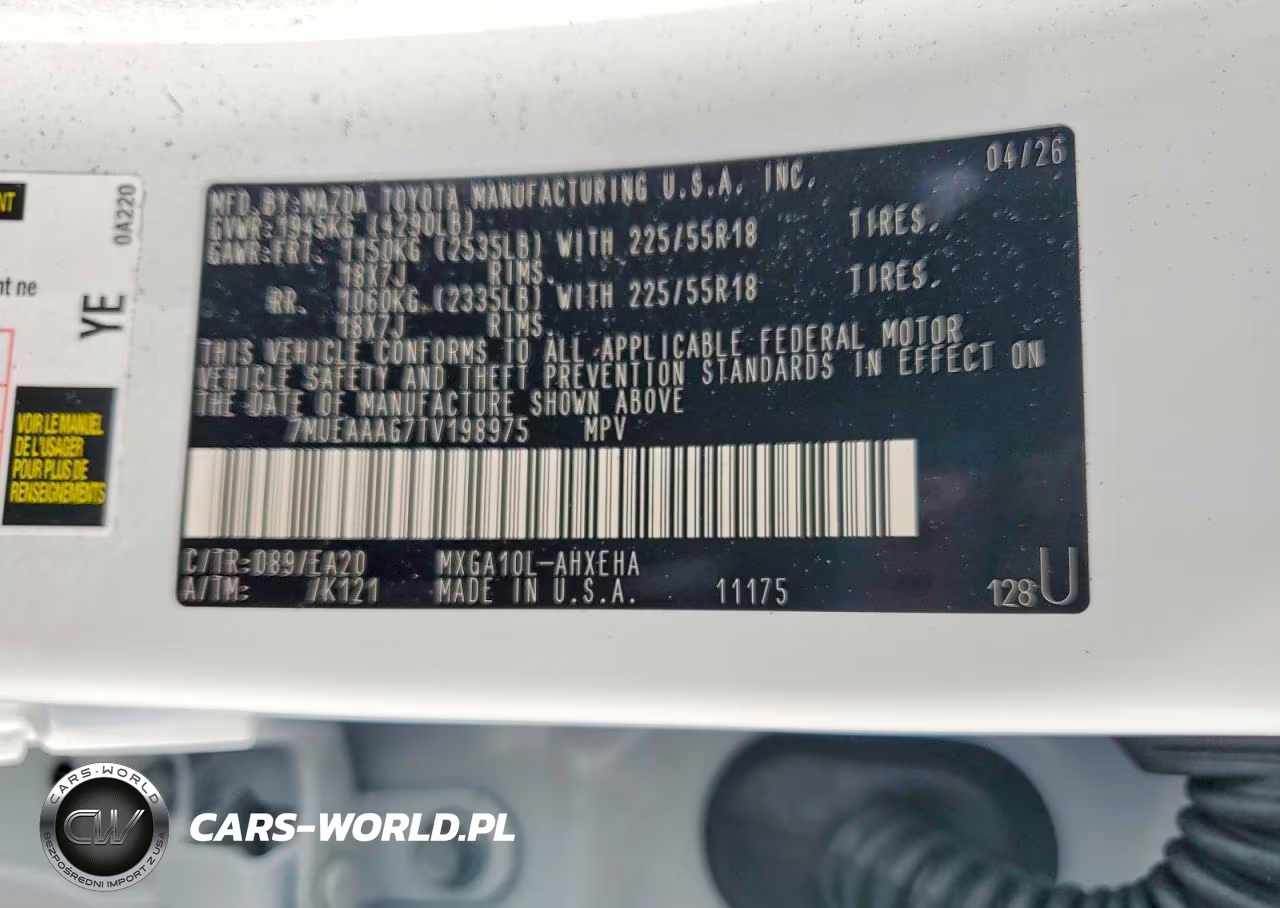 2026 Toyota Corolla Cross Xle VIN:7MUEAAAG7TV198975 - 13