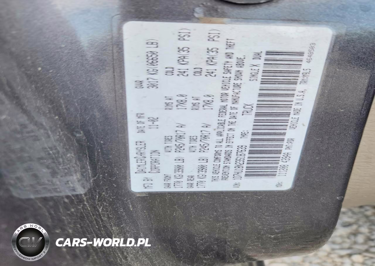 2003 Dodge Ram 1500 St VIN:1D7HU18N23S187639 - 12