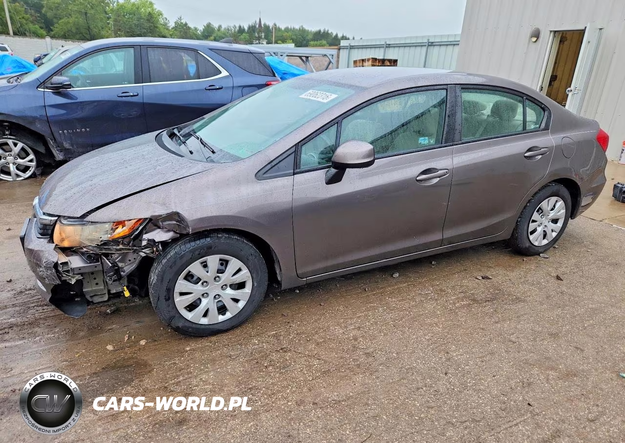 2012 Honda Civic Lx VIN:19XFB2F51CE105306 - 1