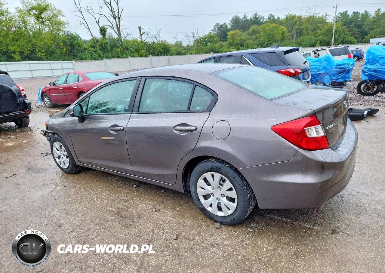 2012 Honda Civic Lx VIN:19XFB2F51CE105306 - 2