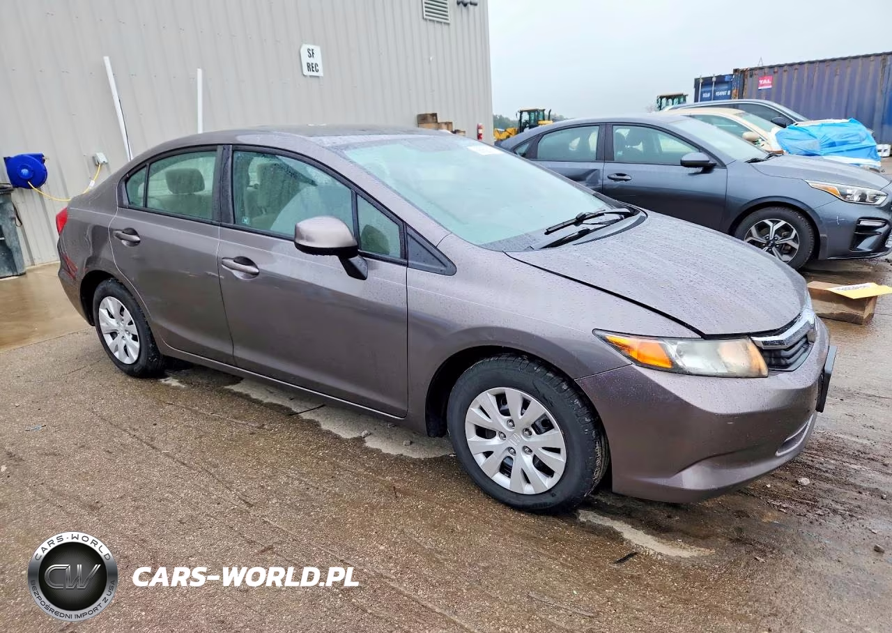 2012 Honda Civic Lx VIN:19XFB2F51CE105306 - 4