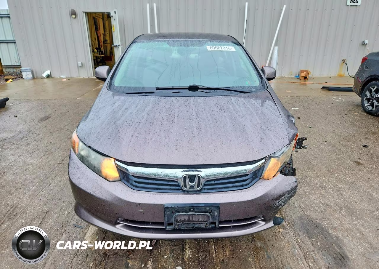 2012 Honda Civic Lx VIN:19XFB2F51CE105306 - 5