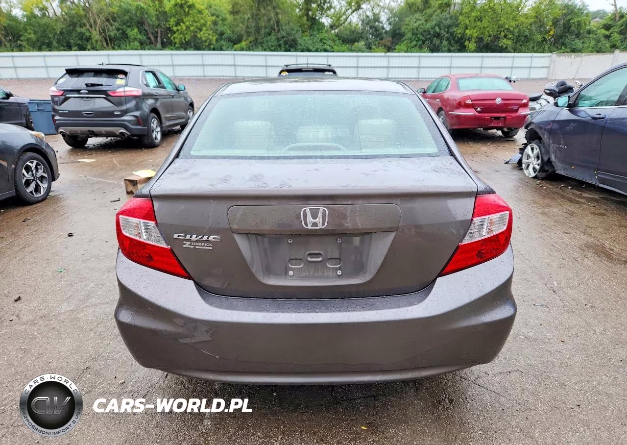 2012 Honda Civic Lx VIN:19XFB2F51CE105306 - 6