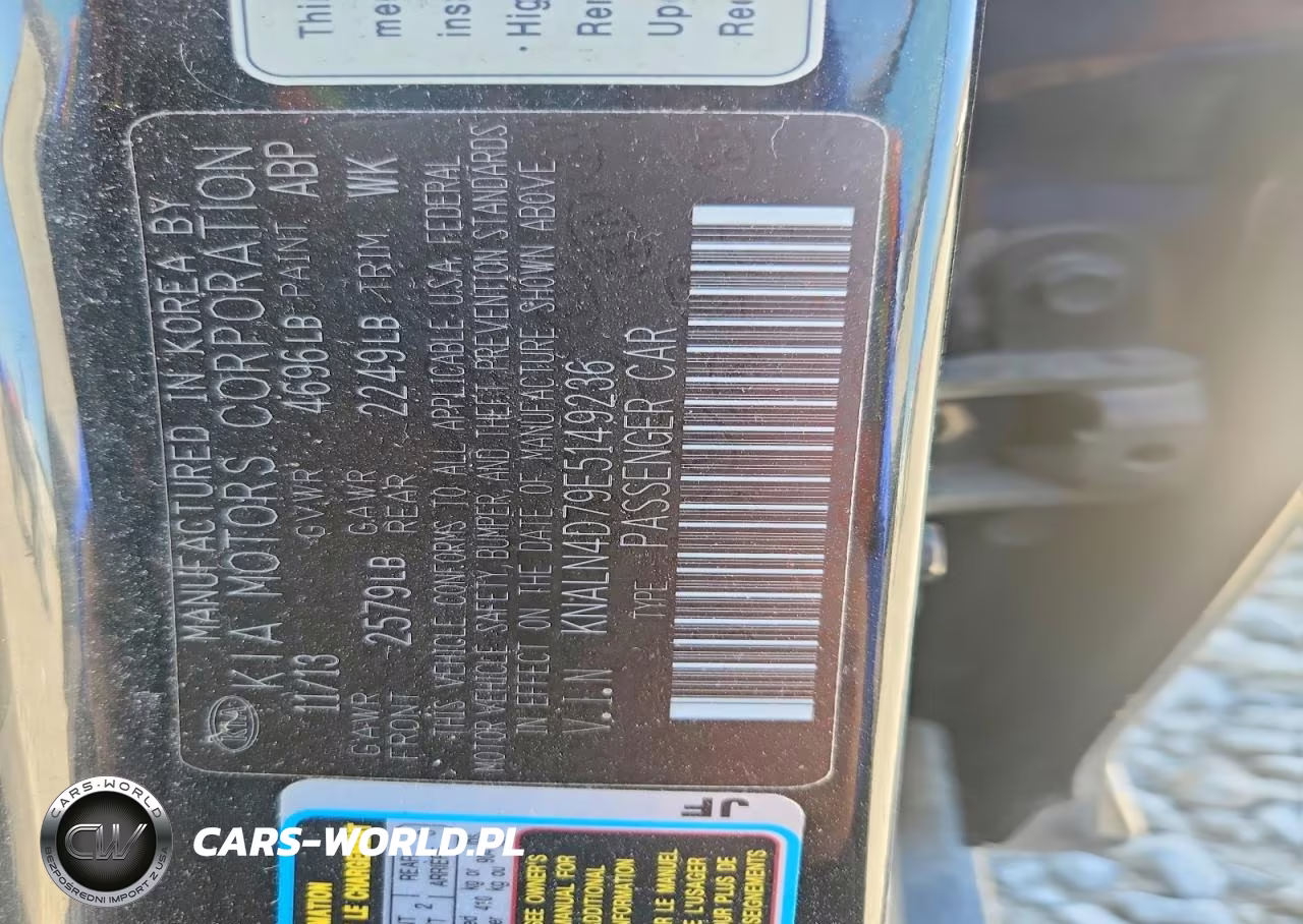 2014 Kia Cadenza Limited VIN:KNALN4D79E5149236 - 12