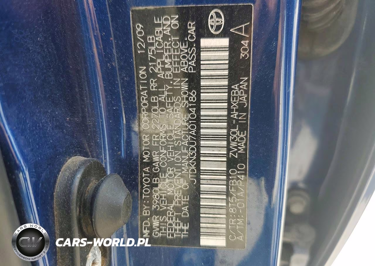 2010 Toyota Prius Iii VIN:JTDKN3DU7A0104186 - 12