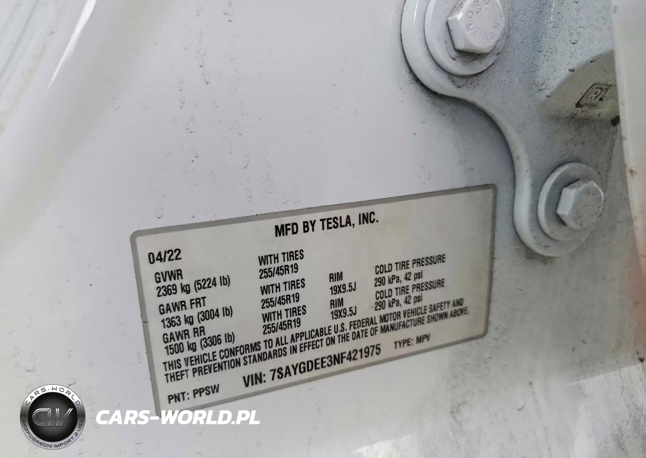 2022 Tesla Model Y VIN:7SAYGDEE3NF421975 - 12