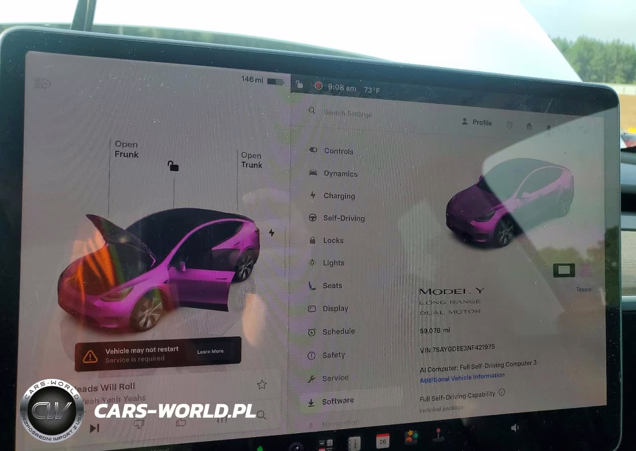 2022 Tesla Model Y VIN:7SAYGDEE3NF421975 - 9