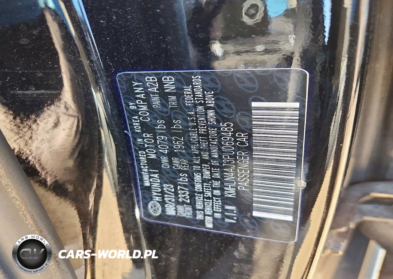 2023 Hyundai Elantra Limited VIN:KMHLN4AJ3PU069485 - 12