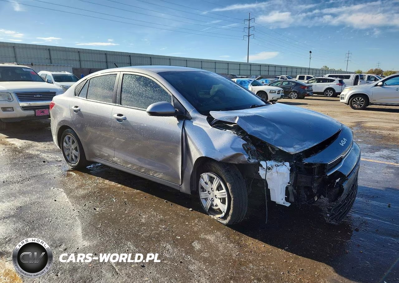 2022 Kia Rio S VIN:3KPA24AD4NE506291 - 4