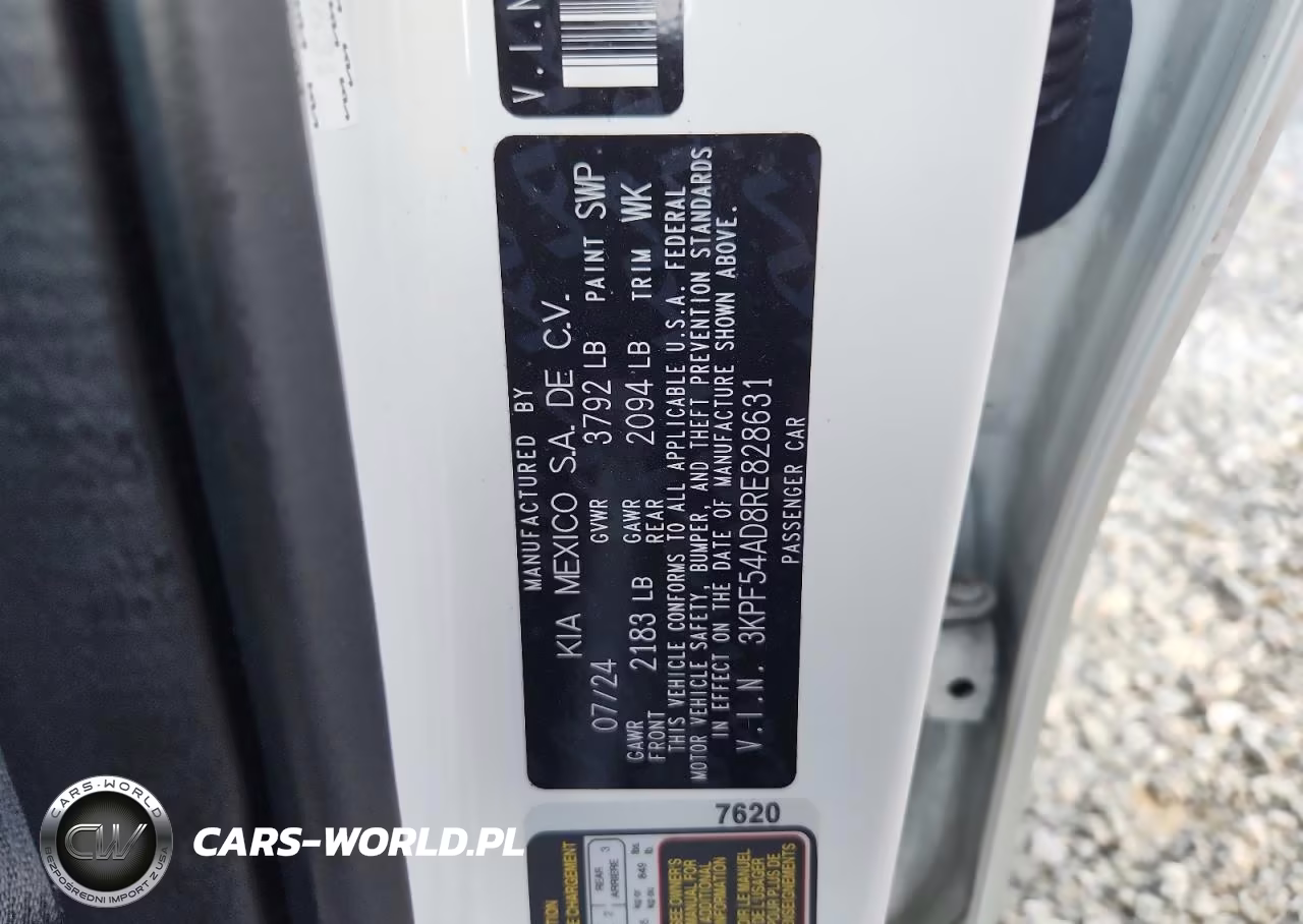 2024 Kia Forte Gt Line VIN:3KPF54AD8RE828631 - 12