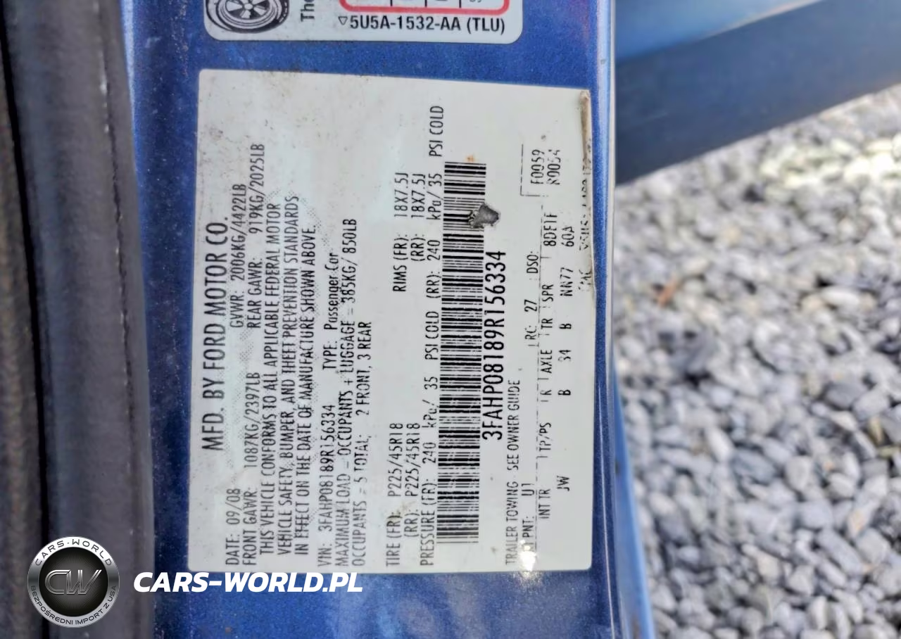 2009 Ford Fusion Sel VIN:3FAHP08189R156334 - 12
