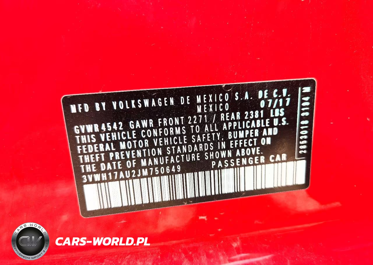 2018 Volkswagen Golf Alltrack S VIN:3VWH17AU2JM750649 - 12