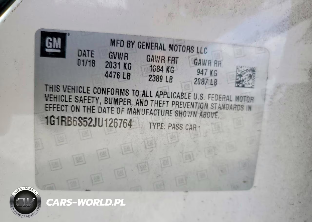 2018 Chevrolet Volt Premier VIN:1G1RB6S52JU126764 - 13