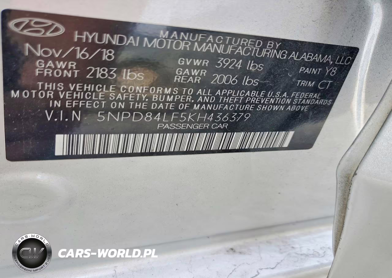 2019 Hyundai Elantra Sel VIN:5NPD84LF5KH436379 - 13