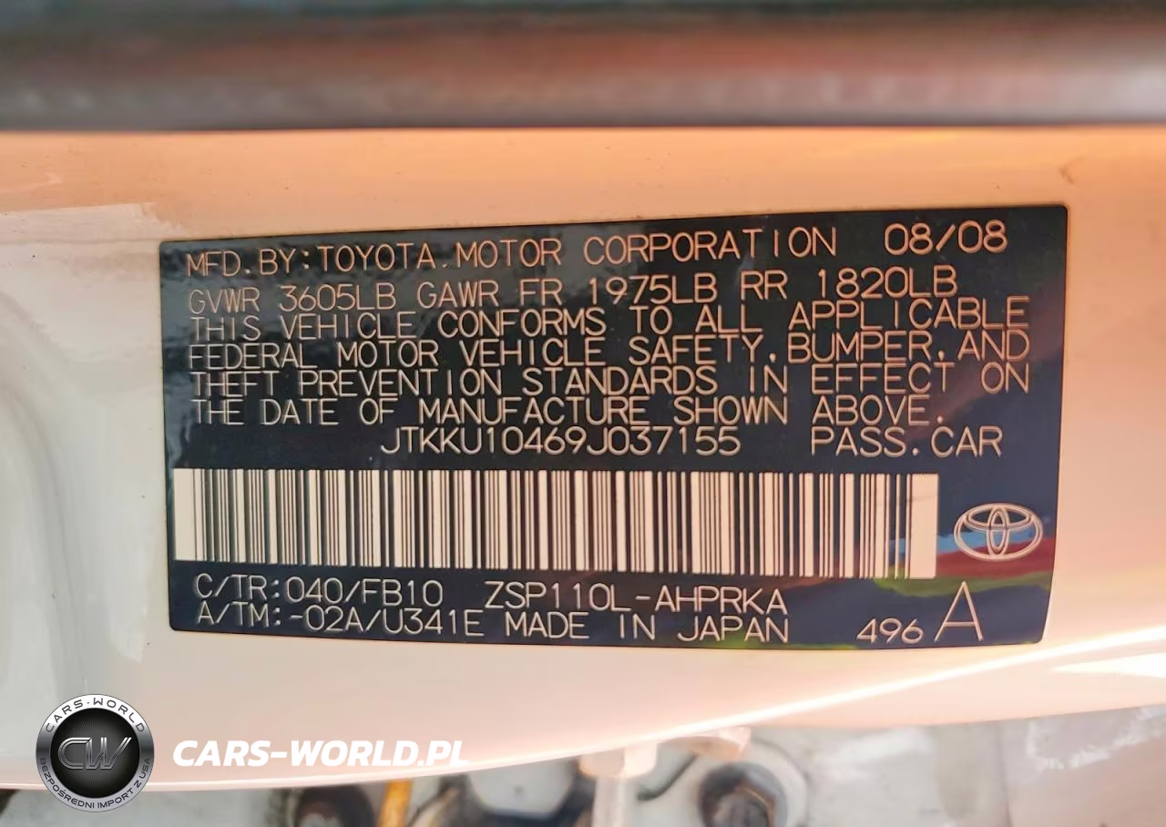 2009 Scion Xd Base VIN:JTKKU10469J037155 - 12