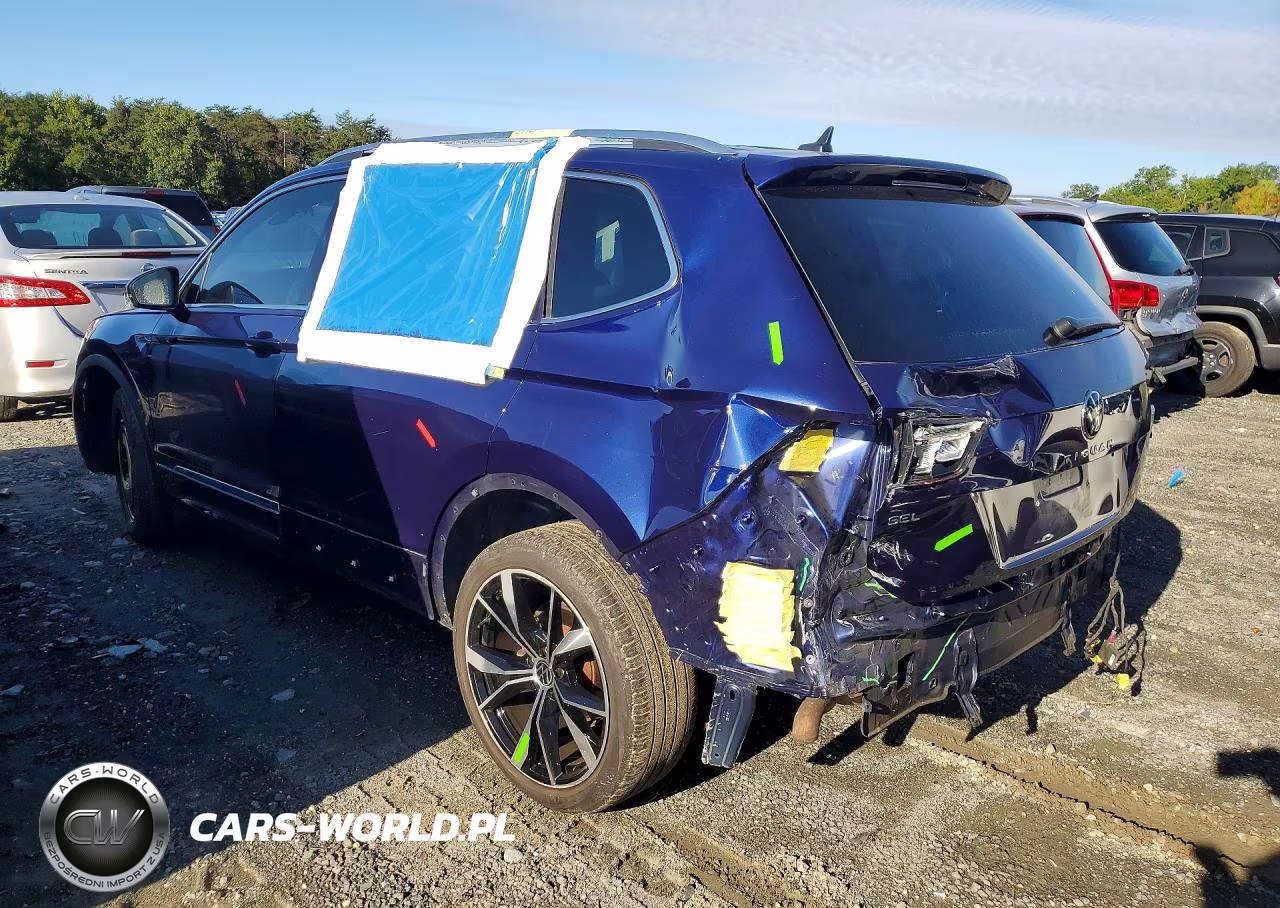 2022 Volkswagen Tiguan Sel R-Line VIN:3VV4B7AX2NM029327 - 2