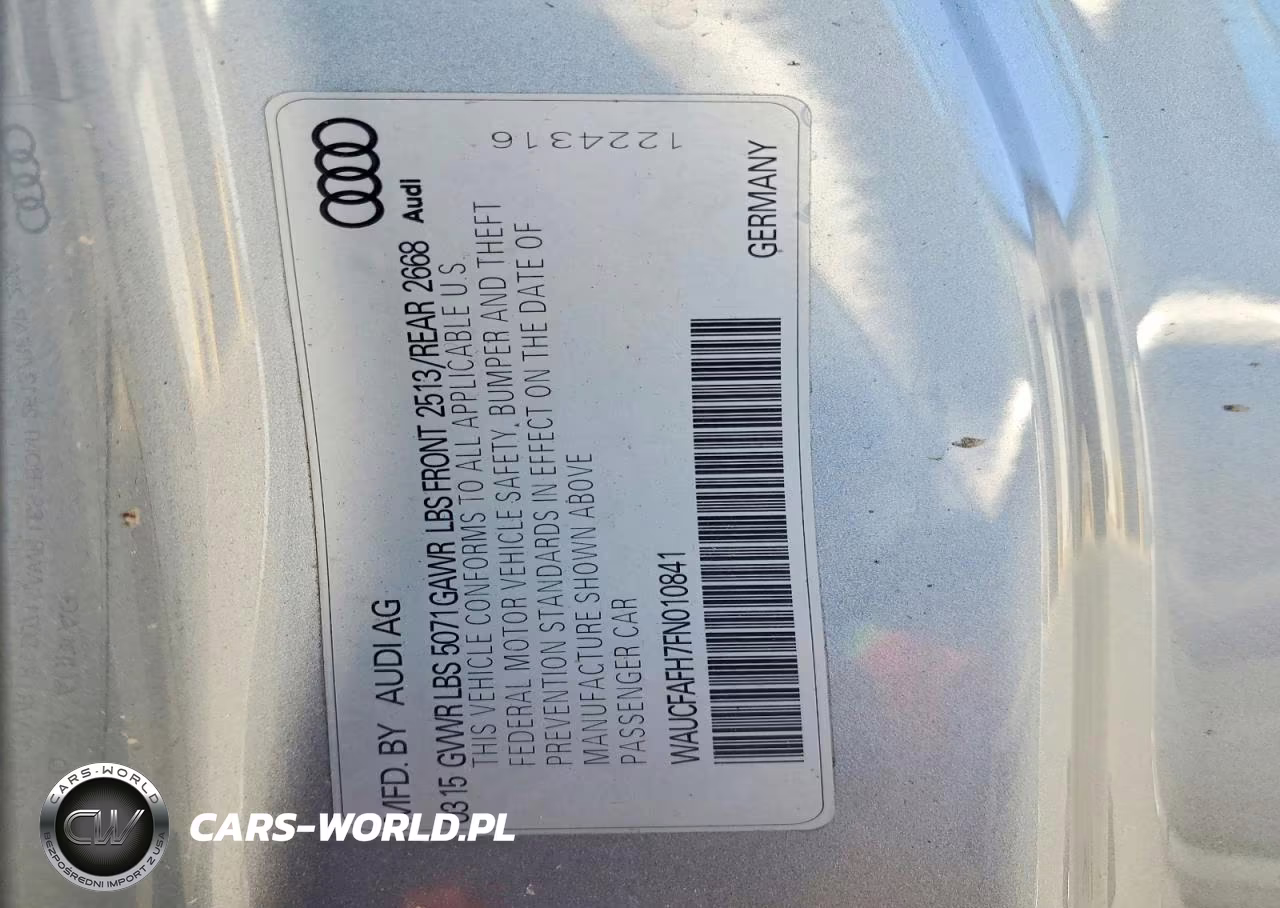 2015 Audi A5 Premium VIN:WAUCFAFH7FN010841 - 13