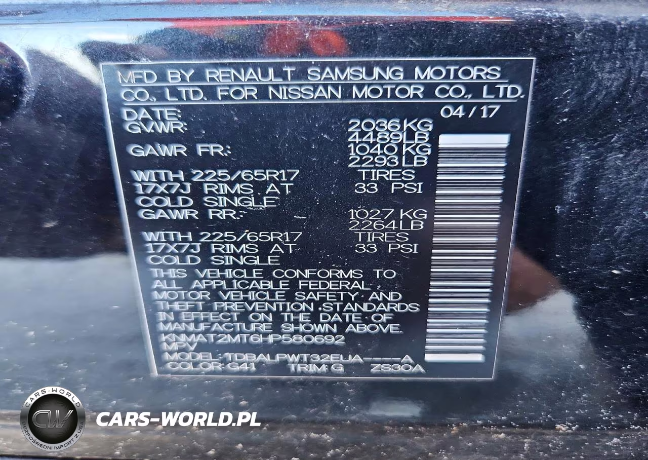 2017 Nissan Rogue VIN:KNMAT2MT6HP580692 - 14