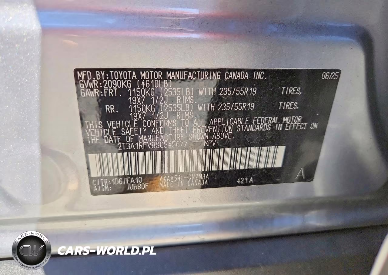 2025 Toyota Rav4 Xle Premium VIN:2T3A1RFV8SC545677 - 13