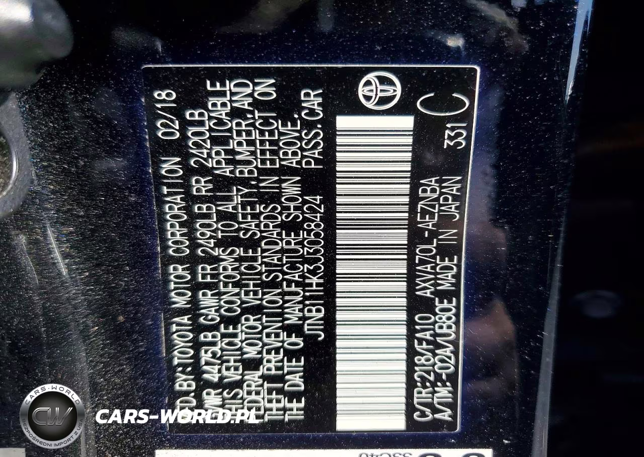 2018 Toyota Camry Le VIN:JTNB11HK3J3058424 - 12