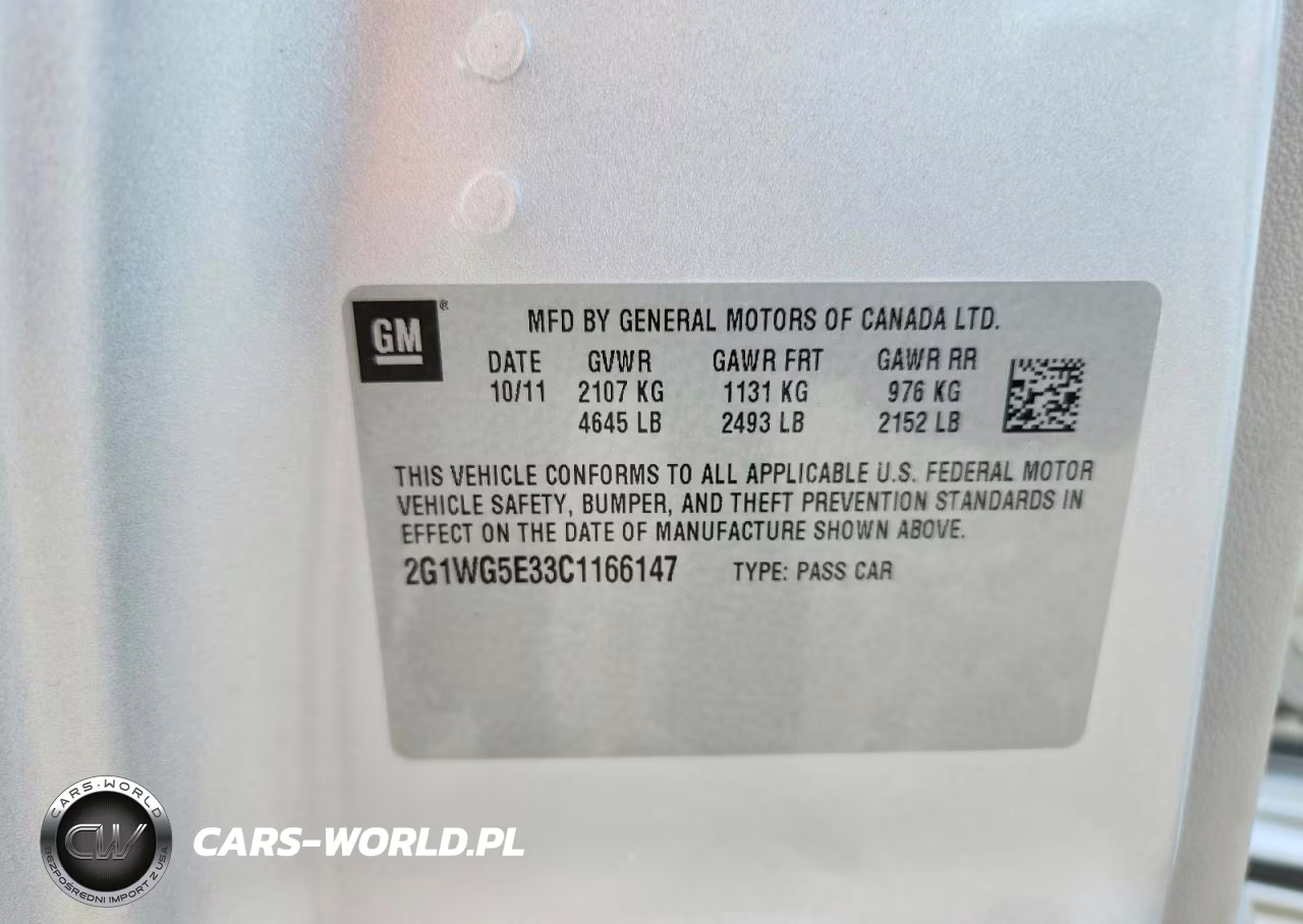 2012 Chevrolet Impala Lt VIN:2G1WG5E33C1166147 - 12