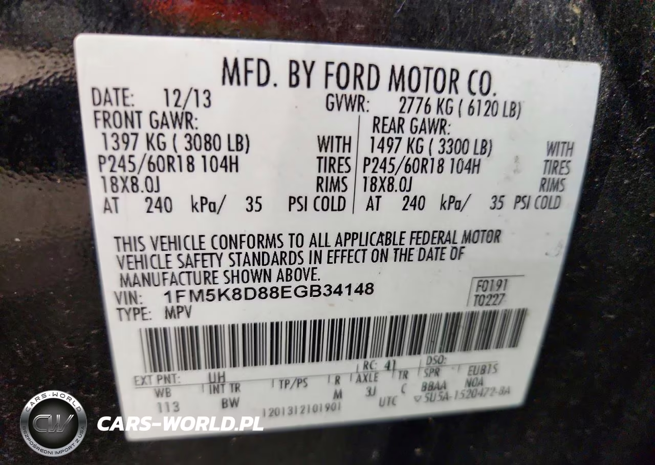 2014 Ford Explorer Xlt VIN:1FM5K8D88EGB34148 - 13
