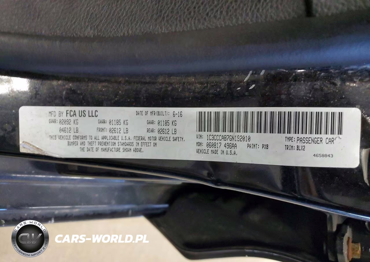 2016 Chrysler 200 Limited VIN:1C3CCCAB7GN192010 - 12