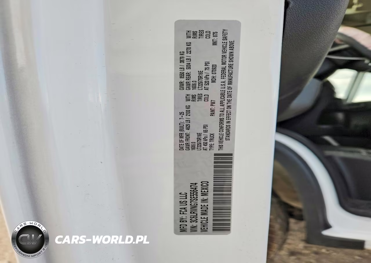 2025 Ram Promaster 1500 1500 Standard VIN:3C6LRVNG7SE556474 - 13