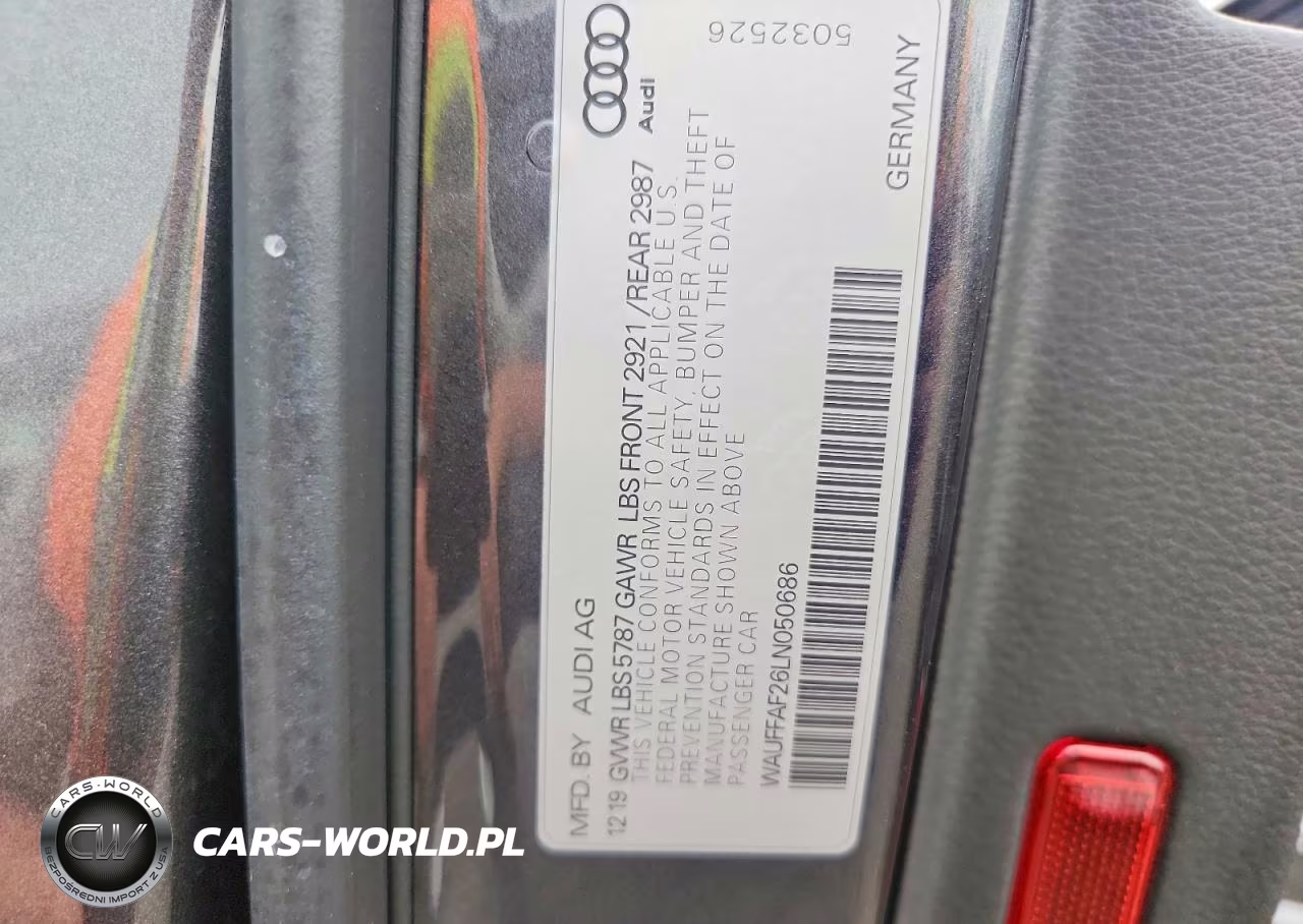 2020 Audi S6 Prestige VIN:WAUFFAF26LN050686 - 13