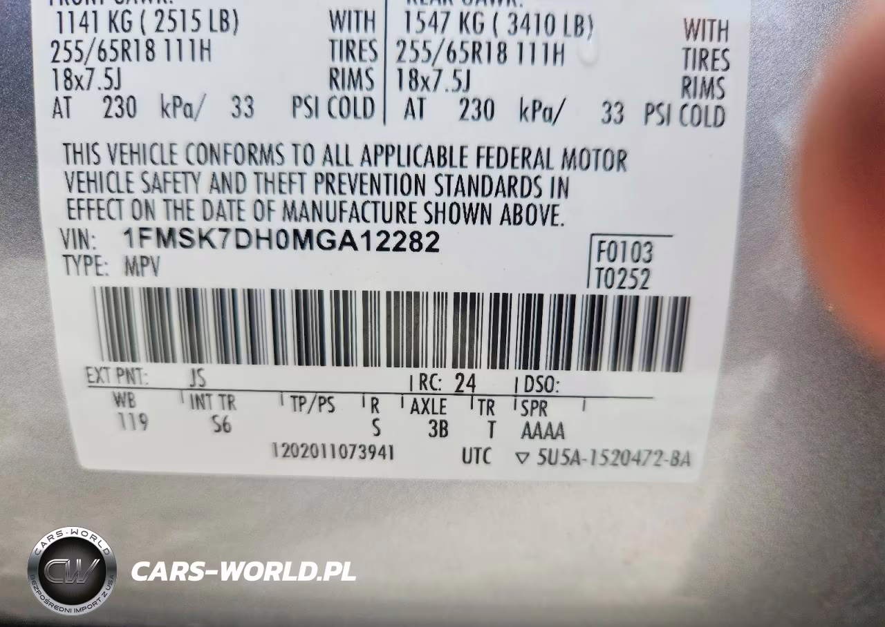 2021 Ford Explorer Xlt VIN:1FMSK7DH0MGA12282 - 13