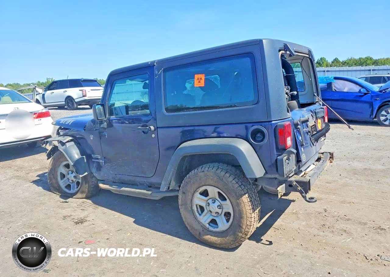 2013 Jeep Wrangler Sport VIN:1C4AJWAGXDL505774 - 2