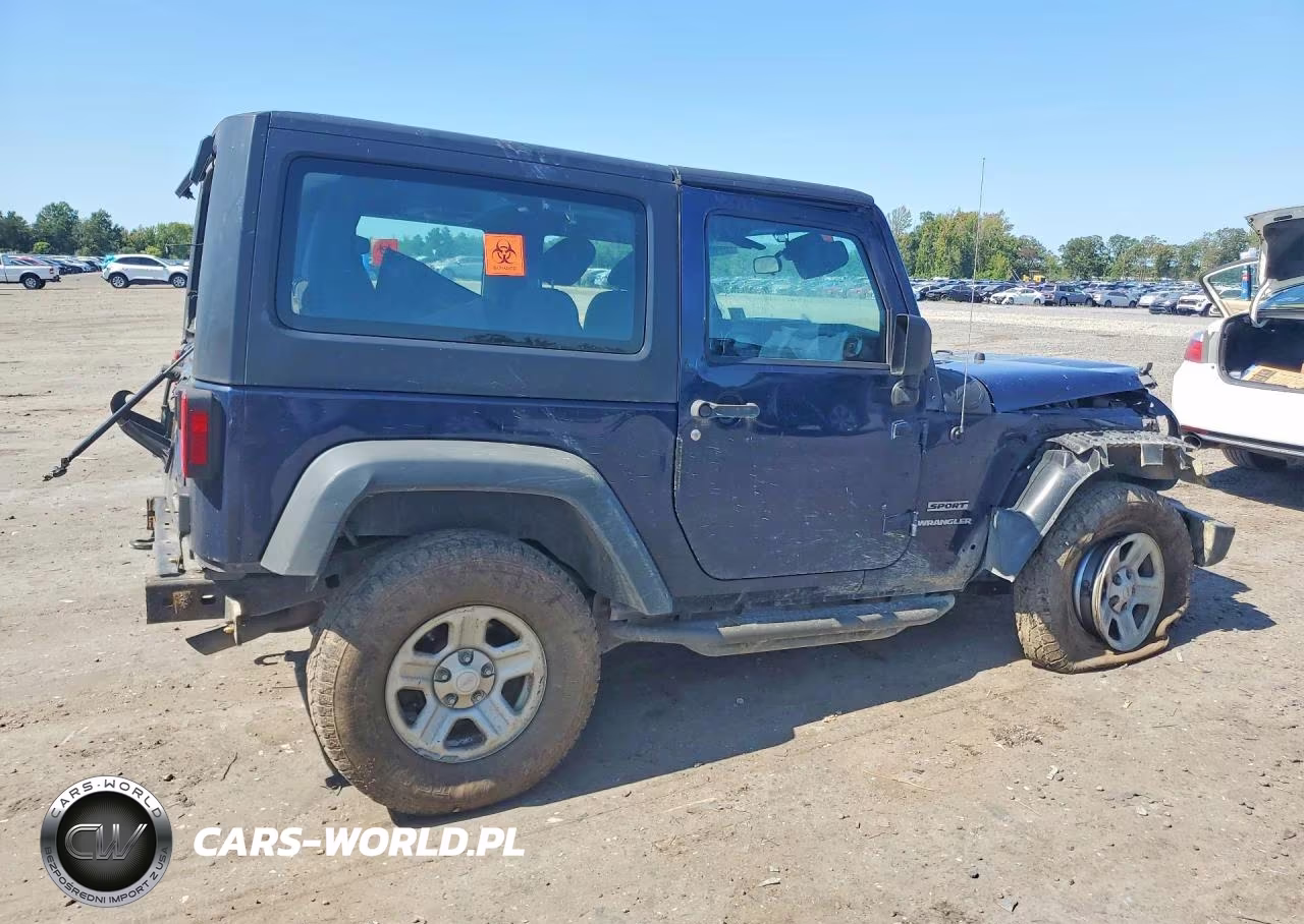 2013 Jeep Wrangler Sport VIN:1C4AJWAGXDL505774 - 3