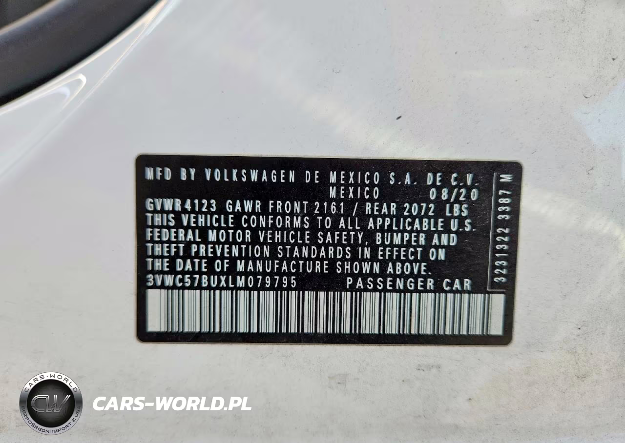 2020 Volkswagen Jetta S VIN:3VWC57BUXLM079795 - 12