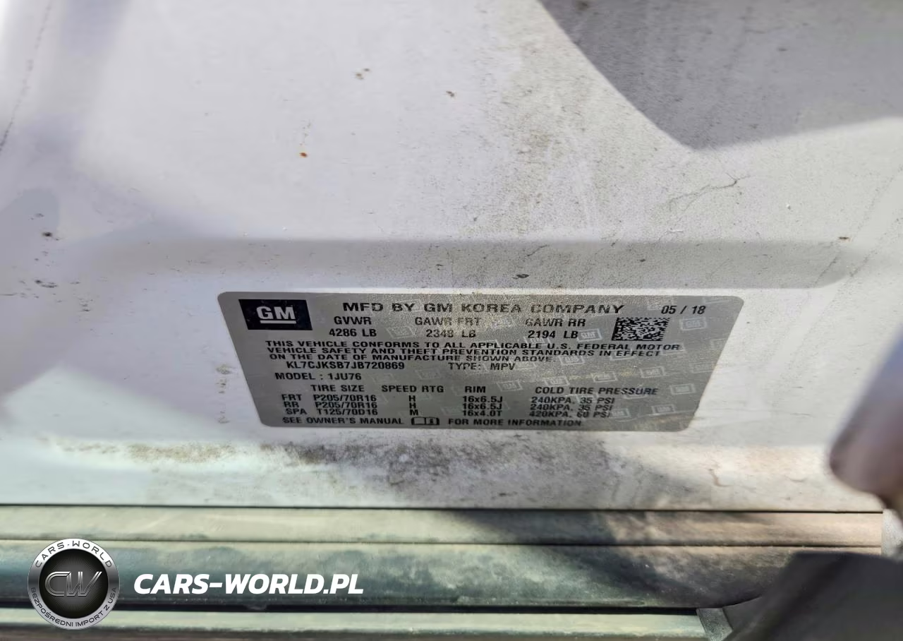 2018 Chevrolet Trax Ls VIN:KL7CJKSB7JB720869 - 12