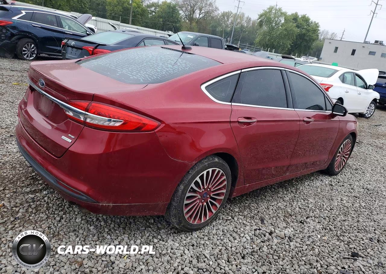 2017 Ford Fusion Se VIN:3FA6P0HD6HR104037 - 3