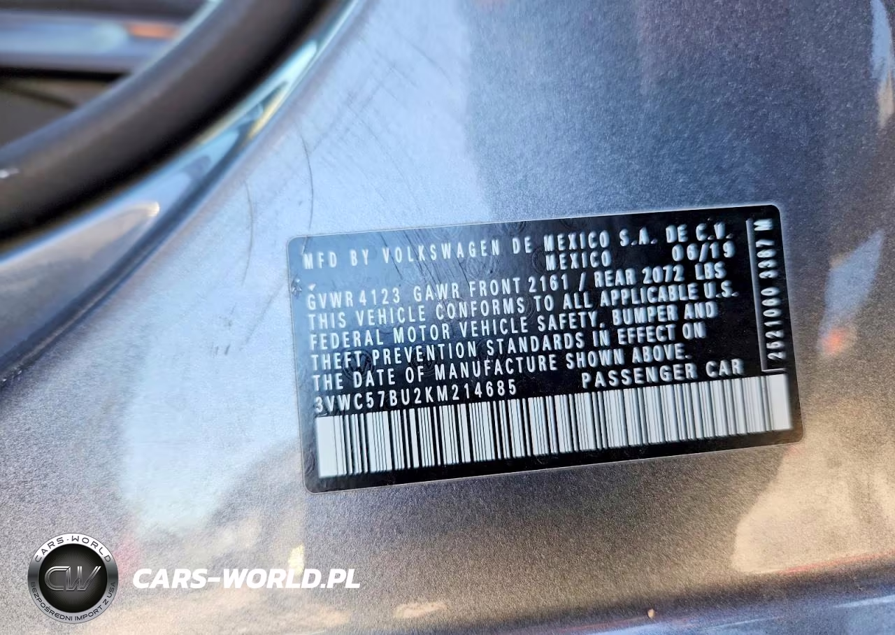 2019 Volkswagen Jetta S VIN:3VWC57BU2KM214685 - 13