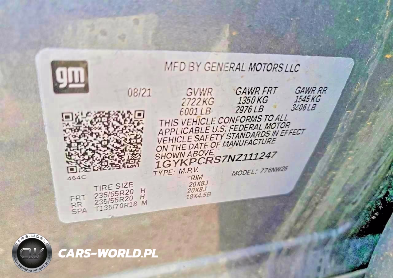 2022 Cadillac Xt6 Premium Luxury VIN:1GYKPCRS7NZ111247 - 13