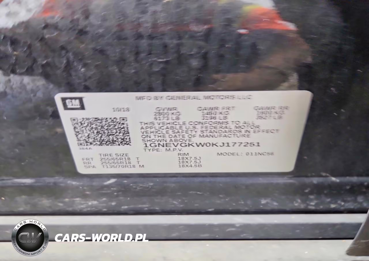 2019 Chevrolet Traverse Lt VIN:1GNEVGKW0KJ177251 - 13