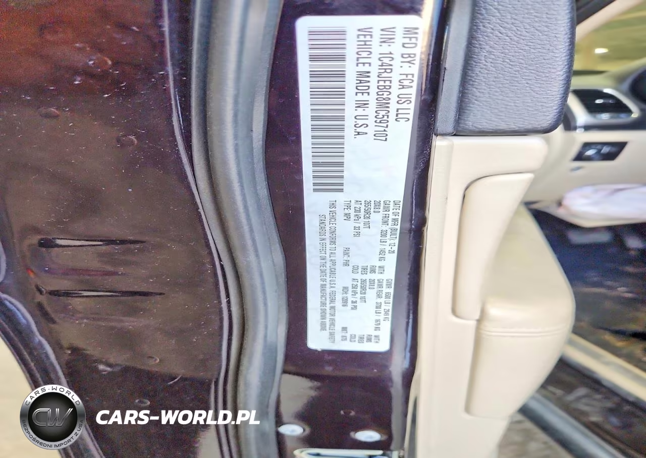 2021 Jeep Grand Cherokee Limited VIN:1C4RJEBG8MC597107 - 13