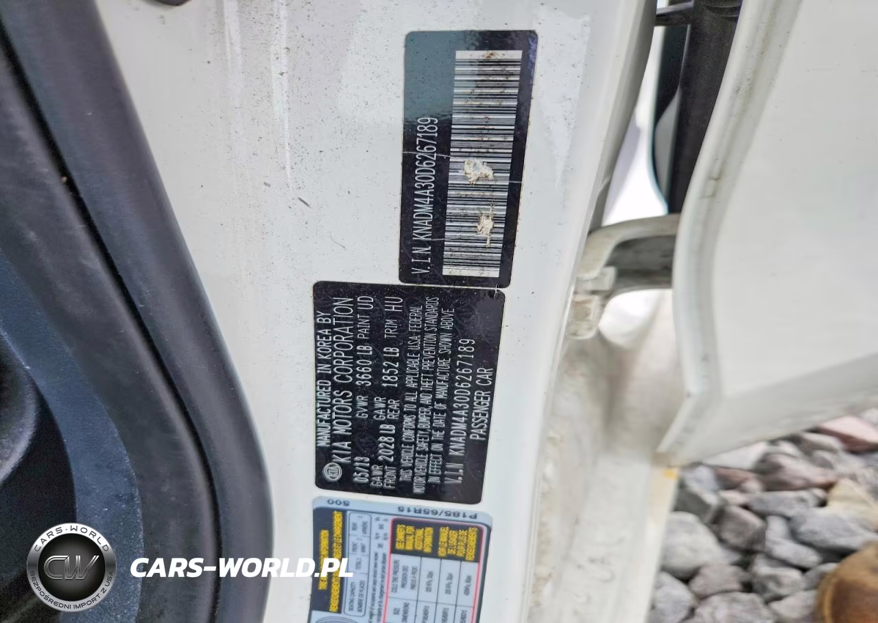 2013 Kia Rio Lx VIN:KNADM4A30D6267189 - 12