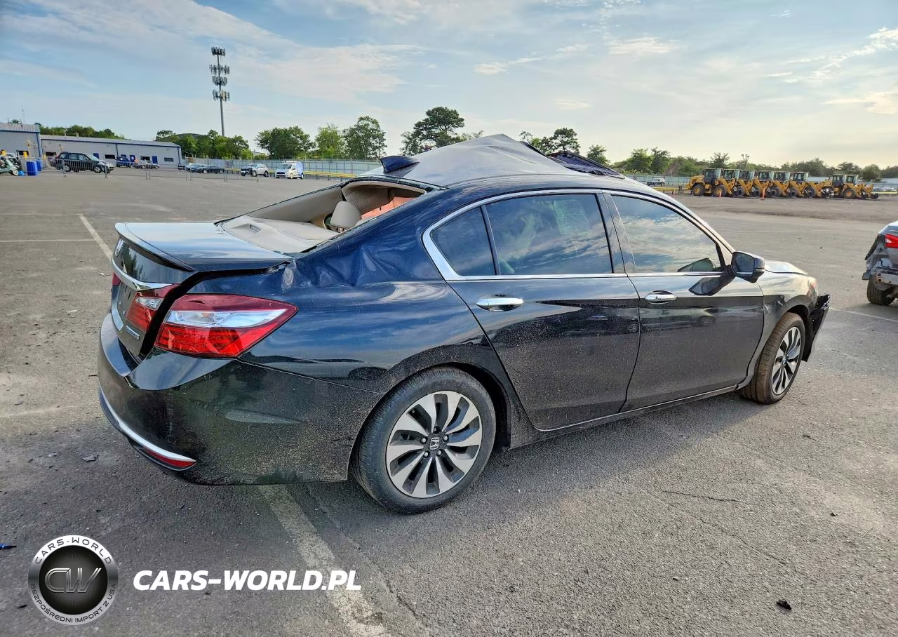 2017 Honda Accord Hybrid Exl VIN:JHMCR6F51HC016337 - 3