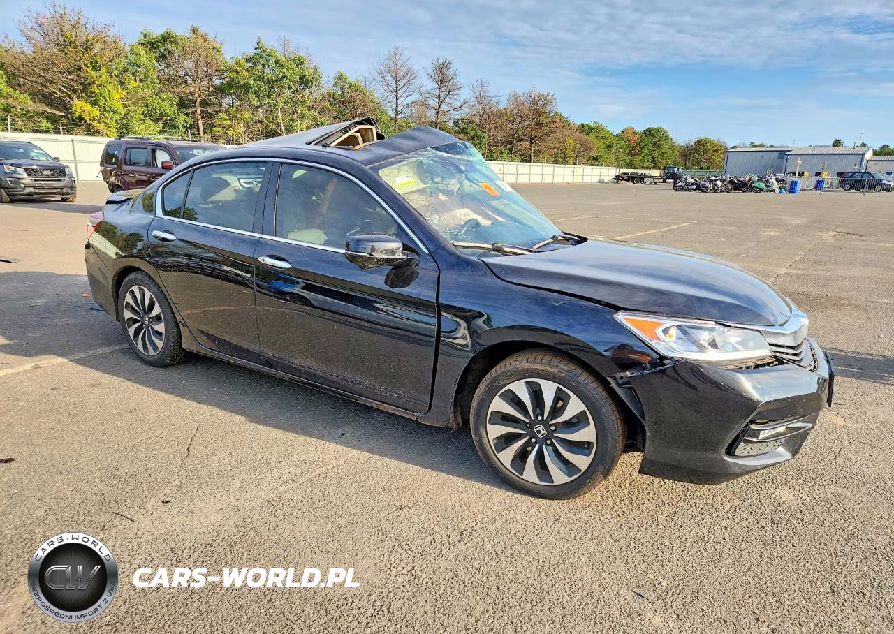 2017 Honda Accord Hybrid Exl VIN:JHMCR6F51HC016337 - 4