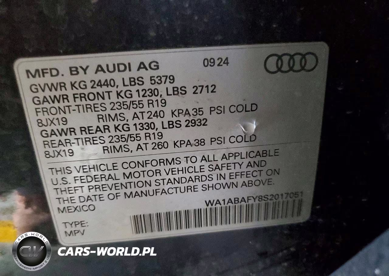 2025 Audi Q5 Premium 40 VIN:WA1ABAFY8S2017051 - 14