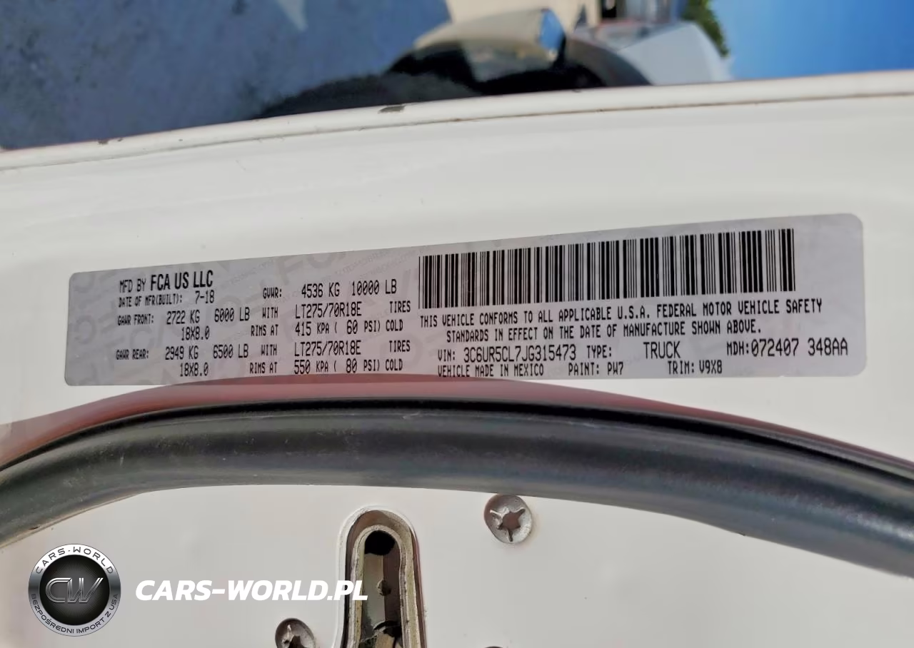 2018 Ram 2500 St VIN:3C6UR5CL7JG315473 - 13