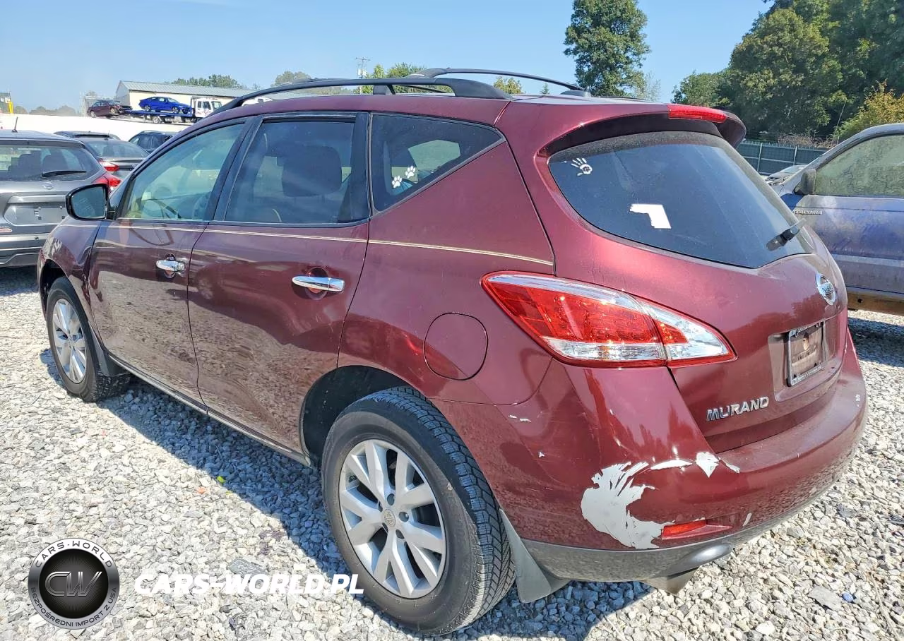 2012 Nissan Murano S VIN:JN8AZ1MUXCW102716 - 2