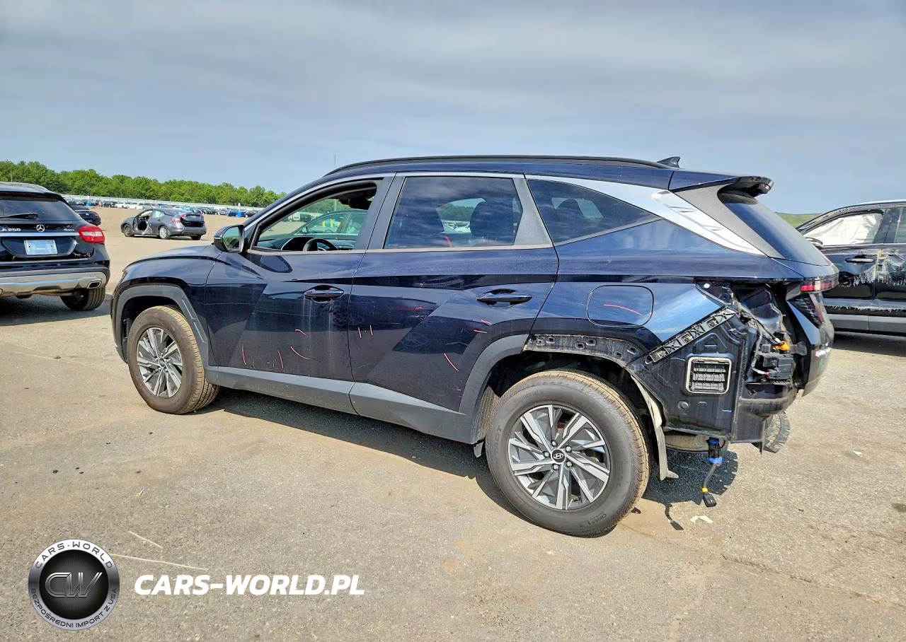 2022 Hyundai Tucson Blue VIN:KM8JBCA15NU020182 - 2