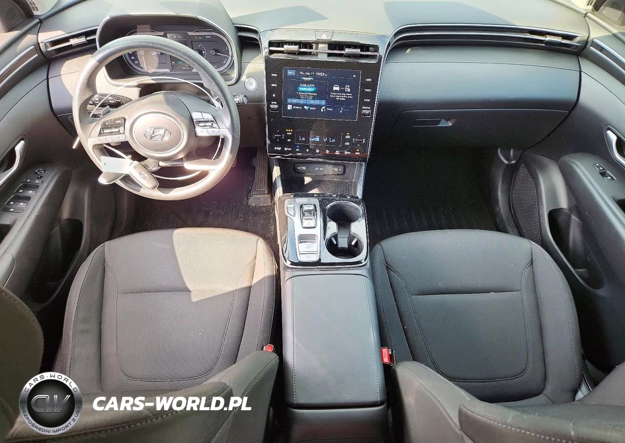 2022 Hyundai Tucson Blue VIN:KM8JBCA15NU020182 - 8